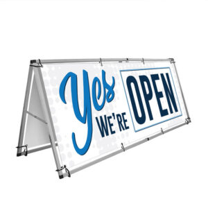 Clearance - Roadside Double-Sided Banner Frame