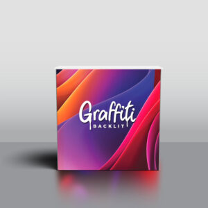 Graffiti Backlit Counter