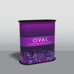 Oval Podium Counter