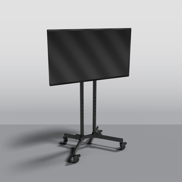 Small Wheeled Adjustable Monitor Stand